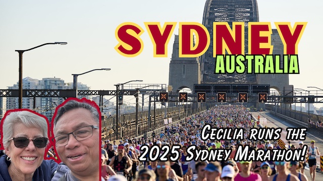 Cecilia does the 2025 Sydney Marathon!